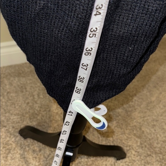 Reitmans Cardigan Cotton Blend Black Knit Long Sweater Women’s Size M - Picture 6 of 11